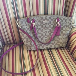Coach Crossbody Purse [Purple]